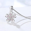 REAL SOLID SILVER 925 Classic Sterling Silver Necklace & Pendant Flower-089
