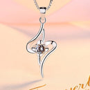 REAL SOLID SILVER 925 Classic Sterling Silver Necklace & Pendant Accent-040