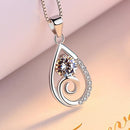 REAL SOLID SILVER 925 Classic Sterling Silver Necklace & Pendant Teardrop-043