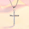 REAL SOLID SILVER 925 Classic Sterling Silver Necklace & Pendant Cross-021