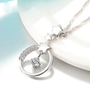 REAL SOLID SILVER 925 Classic Sterling Silver Necklace & Pendant Star-026