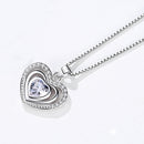 REAL SOLID SILVER 925 Classic Sterling Silver Necklace & Pendant Heart-055