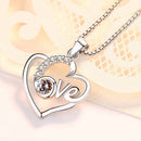 REAL SOLID SILVER 925 Classic Sterling Silver Necklace & Pendant Heart-053