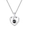REAL SOLID SILVER 925 Classic Sterling Silver Necklace & Pendant Heart-064