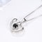 REAL SOLID SILVER 925 Classic Sterling Silver Necklace & Pendant Heart-064