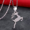 REAL SOLID SILVER 925 Classic Sterling Silver Necklace & Pendant deer -016