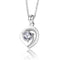 REAL SOLID SILVER 925 Classic Sterling Silver Necklace & Pendant Heart-062