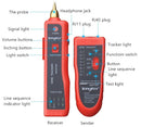 Network RJ45 / RJ11 Line Finder Cable Tracker Tester Sender Wire Tracer + Bag