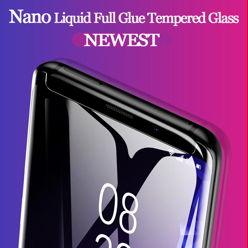 UV Glue Tempered Glass Liquid Screen Protector For Samsung galaxy phones (ultraviolet Glue)