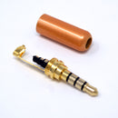 3.5mm 4 POLE Male Metal Audio Jack Plug Repair headphone Soldering