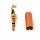 3.5mm 4 POLE Male Metal Audio Jack Plug Repair headphone Soldering