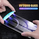 UV Glue Tempered Glass Liquid Screen Protector For Samsung galaxy phones (ultraviolet Glue)