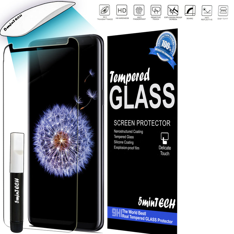 UV Glue Tempered Glass Liquid Screen Protector For Samsung galaxy phones (ultraviolet Glue)