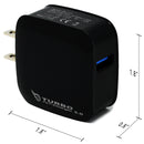 Fast Charge 18W QC 3.0 USB Wall Charger Adapter US Plug For iPhone/Samsung