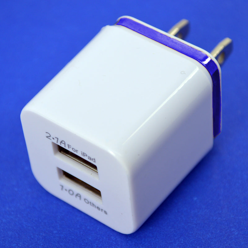 2 Ports USB wall Charger Adapter 1A 2A 5V For Android / Galaxy / iPhone