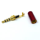 3.5mm 4 POLE Male Metal Audio Jack Plug Repair headphone Soldering