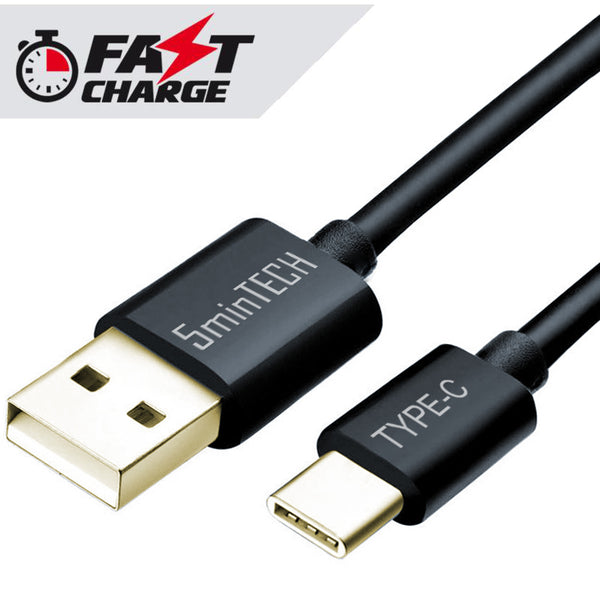 (FAST Charging)  (3ft) PVC (USB Type-C to USB-A) Cable