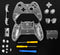 Xbox One Controller 3.5mm aux Custom Clear Shell & Buttons Kit Parts Housing Mod