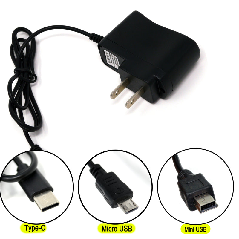 MINI USB wall Charger (Black)