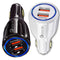 Fast Charge ( 2 USB Ports )  Car Charger (16W / 5,9,12V / 3.1A)