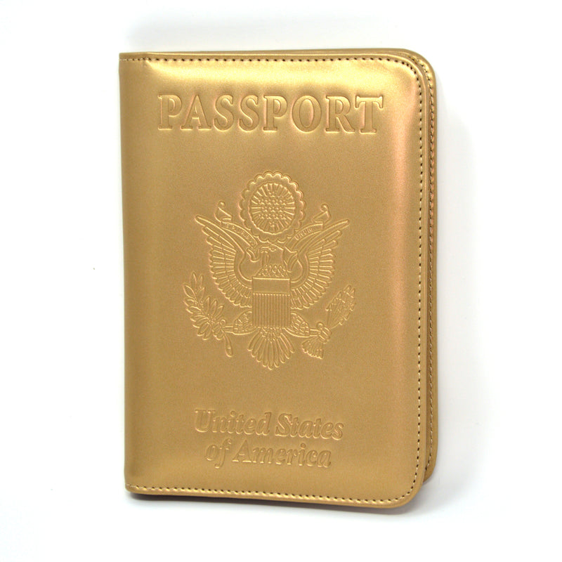 Wallet Holder For Passport RFID Blocking ID Card Case Cover