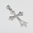 REAL SOLID SILVER 925 Classic Sterling Silver Necklace & Pendant Cross-097