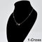 REAL SOLID SILVER (Width1.4mm) Classic 925 Sterling Silver Chain Necklace Jewelry (Cross Style)