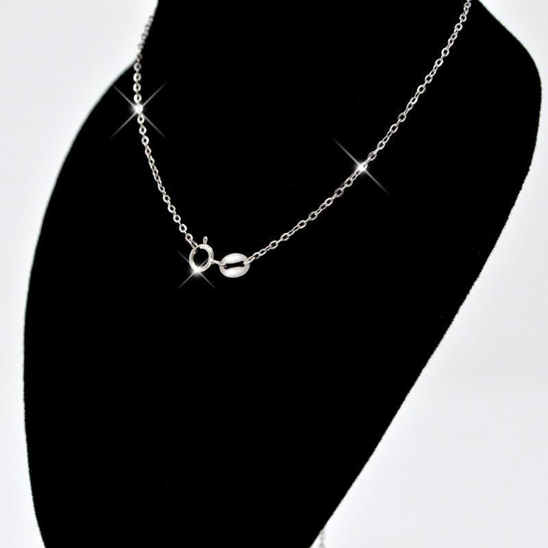 REAL SOLID SILVER (Width1.4mm) Classic 925 Sterling Silver Chain Necklace Jewelry (Cross Style)