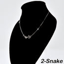 REAL SOLID SILVER (Width1.4mm) Classic 925 Sterling Silver Chain Necklace Jewelry (Snake Style)