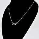 REAL SOLID SILVER (Width1.4mm) Classic 925 Sterling Silver Chain Necklace Jewelry (Girth Style)
