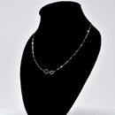 REAL SOLID SILVER (Width1.4mm) Classic 925 Sterling Silver Chain Necklace Jewelry (MelonStyle)