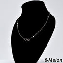 REAL SOLID SILVER (Width1.4mm) Classic 925 Sterling Silver Chain Necklace Jewelry (MelonStyle)