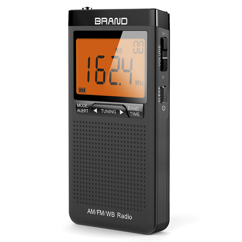 AM FM Radio Battery Operated Radio Portable Pocket Auto-Search Emergency