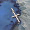 REAL SOLID SILVER 925 Classic Sterling Silver Necklace & Pendant  Cross-098