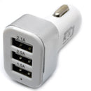 ( 3 USB Ports ) USB-A Car Charger adapter (7W / 1.5A)