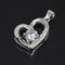 REAL SOLID SILVER 925 Classic Sterling Silver Necklace & Pendant Heart-142