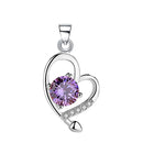 REAL SOLID SILVER 925 Classic Sterling Silver Necklace & Pendant Heart-072