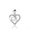 REAL SOLID SILVER 925 Classic Sterling Silver Necklace & Pendant Heart-074