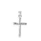 REAL SOLID SILVER 925 Classic Sterling Silver Necklace & Pendant Cross-021